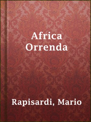 cover image of Africa Orrenda